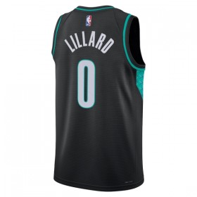 NBA Portland Trail Blazers Trikot Damian Lillard Nike 2025-26 City Edition Schwarz Swingman - Herren
